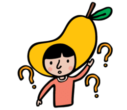 Nahim loves big-fruits sticker #4896774