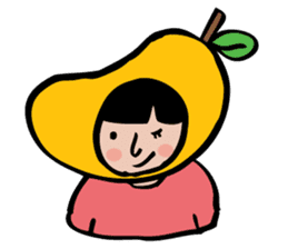 Nahim loves big-fruits sticker #4896775