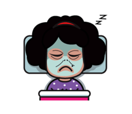 AUNT HUMAN sticker #4897077