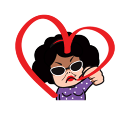 AUNT HUMAN sticker #4897080