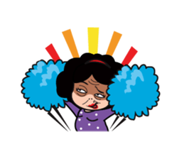 AUNT HUMAN sticker #4897081