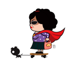 AUNT HUMAN sticker #4897088