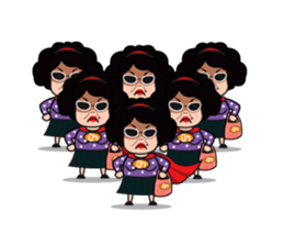 AUNT HUMAN sticker #4897092