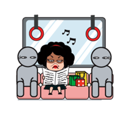 AUNT HUMAN sticker #4897094