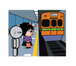 AUNT HUMAN sticker #4897095