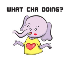 BooBoo The Elephant (Eng) sticker #4897937