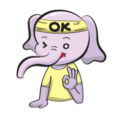 BooBoo The Elephant (Eng) sticker #4897945