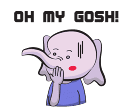 BooBoo The Elephant (Eng) sticker #4897968