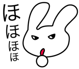 Osaka bunny laughs sticker #4898028