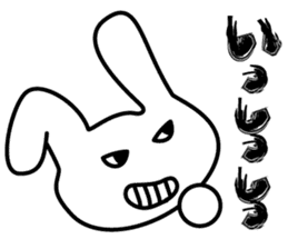 Osaka bunny laughs sticker #4898032