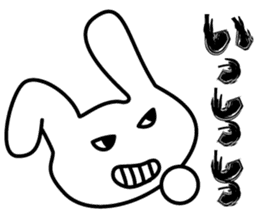 Osaka bunny laughs sticker #4898032