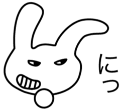 Osaka bunny laughs sticker #4898034