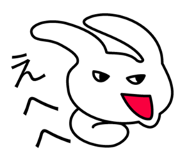 Osaka bunny laughs sticker #4898048