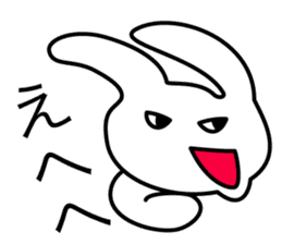 Osaka bunny laughs sticker #4898048