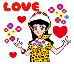 Happy  Girls by Koji Matsuoka sticker #4898739