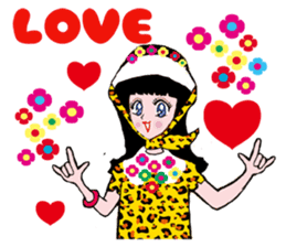 Happy Girls by Koji Matsuoka sticker #4898739