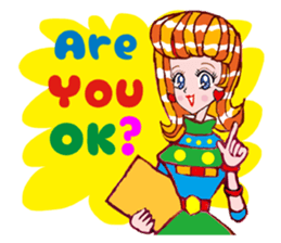 Happy  Girls by Koji Matsuoka sticker #4898750