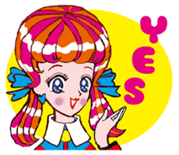 Happy  Girls by Koji Matsuoka sticker #4898752