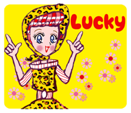 Happy  Girls by Koji Matsuoka sticker #4898755