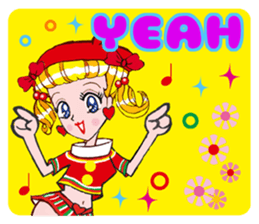 Happy  Girls by Koji Matsuoka sticker #4898761