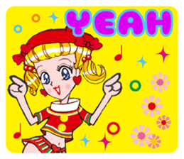 Happy Girls by Koji Matsuoka sticker #4898761