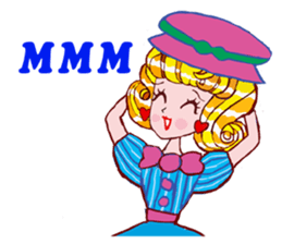 Happy  Girls by Koji Matsuoka sticker #4898767