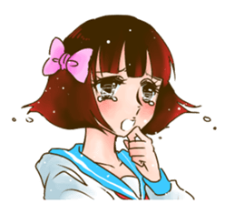 Sho-jo manga Sticker sticker #4898946