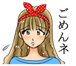 Sho-jo manga Sticker sticker #4898954
