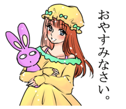 Sho-jo manga Sticker sticker #4898958