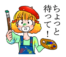 Sho-jo manga Sticker sticker #4898969