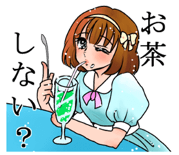 Sho-jo manga Sticker sticker #4898971