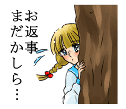 Sho-jo manga Sticker sticker #4898973