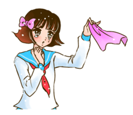 Sho-jo manga Sticker sticker #4898974