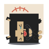 Lamky: Square Invasion sticker #4898983