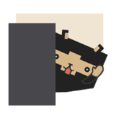 Lamky: Square Invasion sticker #4898989