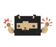 Lamky: Square Invasion sticker #4899009