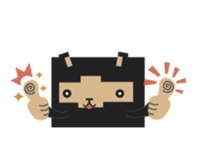 Lamky: Square Invasion sticker #4899009