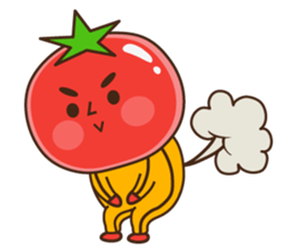Kung Fu tomato sticker #4899542