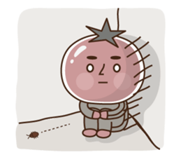 Kung Fu tomato sticker #4899544