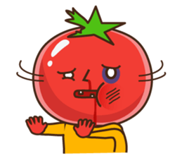 Kung Fu tomato sticker #4899545