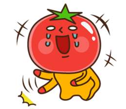 Kung Fu tomato sticker #4899546