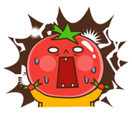 Kung Fu tomato sticker #4899553