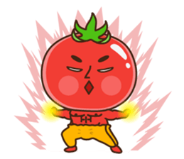 Kung Fu tomato sticker #4899561