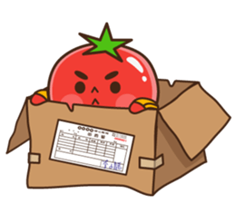 Kung Fu tomato sticker #4899563