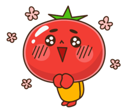 Kung Fu tomato sticker #4899564