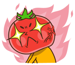 Kung Fu tomato sticker #4899567