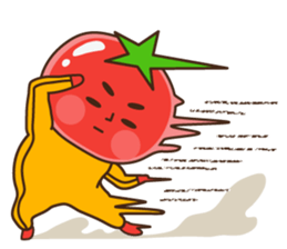 Kung Fu tomato sticker #4899569