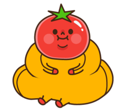 Kung Fu tomato sticker #4899572
