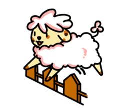 Dav sheep-dog sticker #4899783