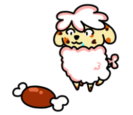 Dav sheep-dog sticker #4899793